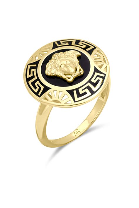 versace altın yüzük|Versace Fashion Jewelry for Women.